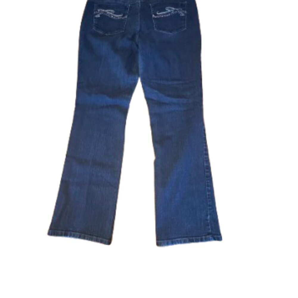 Women's Jeans - Style & Co Size 114Tummy Control, dark blue NWOT (WJJ008) - Picture 3 of 10